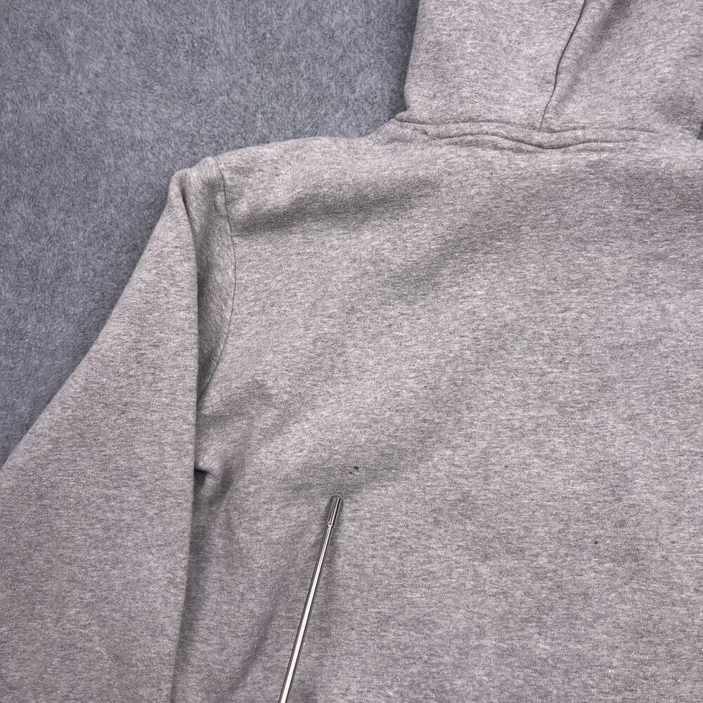 adidas originals gray hoodie trefoil primegreen mens medium